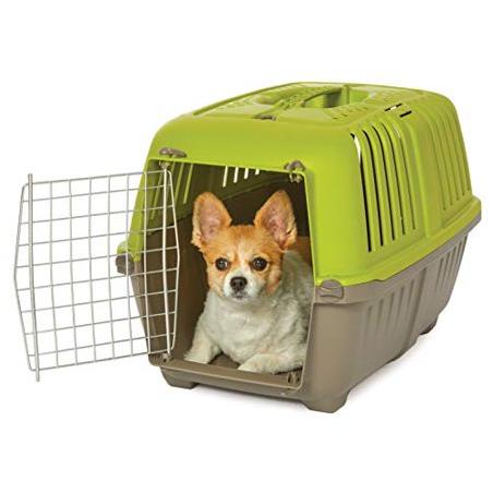 MidWest Homes for Pets Spree Travel Pet Carrier, Dog Carrier Features Easy Assembly and Not The Tedious Nut & Bolt Assembly of Competitors, Green, 24-Inch Small Dog Breeds (1424SPG) - Image 1