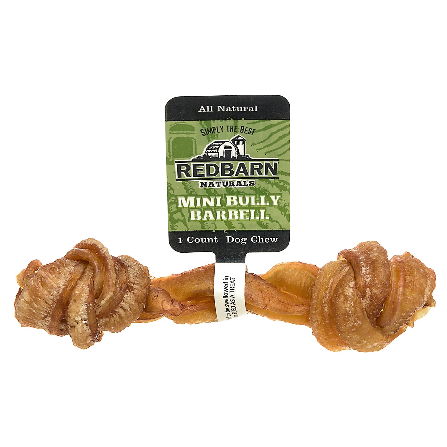 Redbarn Naturals 5  Bully Barbell Bully Stick Dog Treat  1 Ct - Image 1