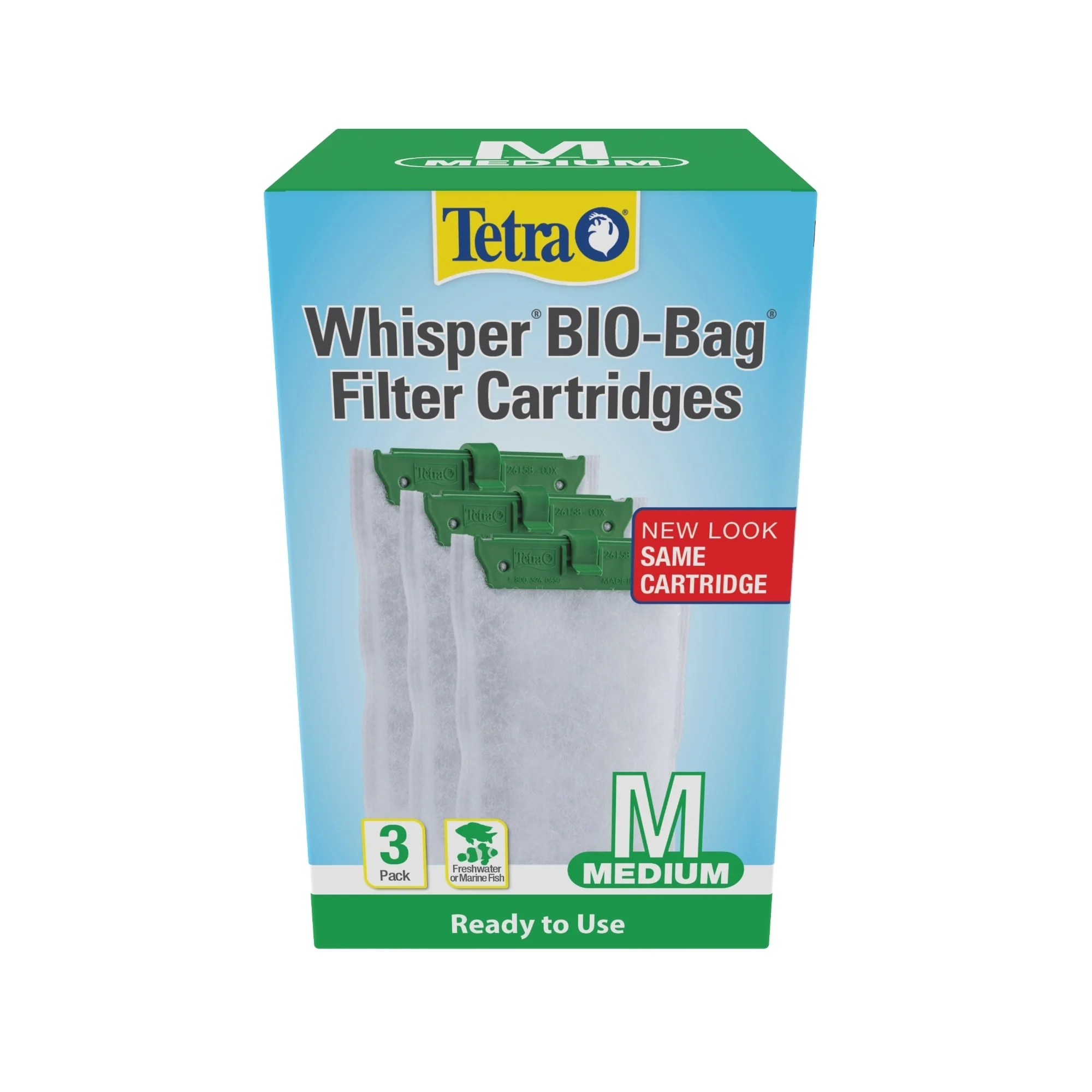 Tetra Whisper Bio-Bag Disposable Filter Cartridges 3 Count  for Aquariums  Medium - Image 1