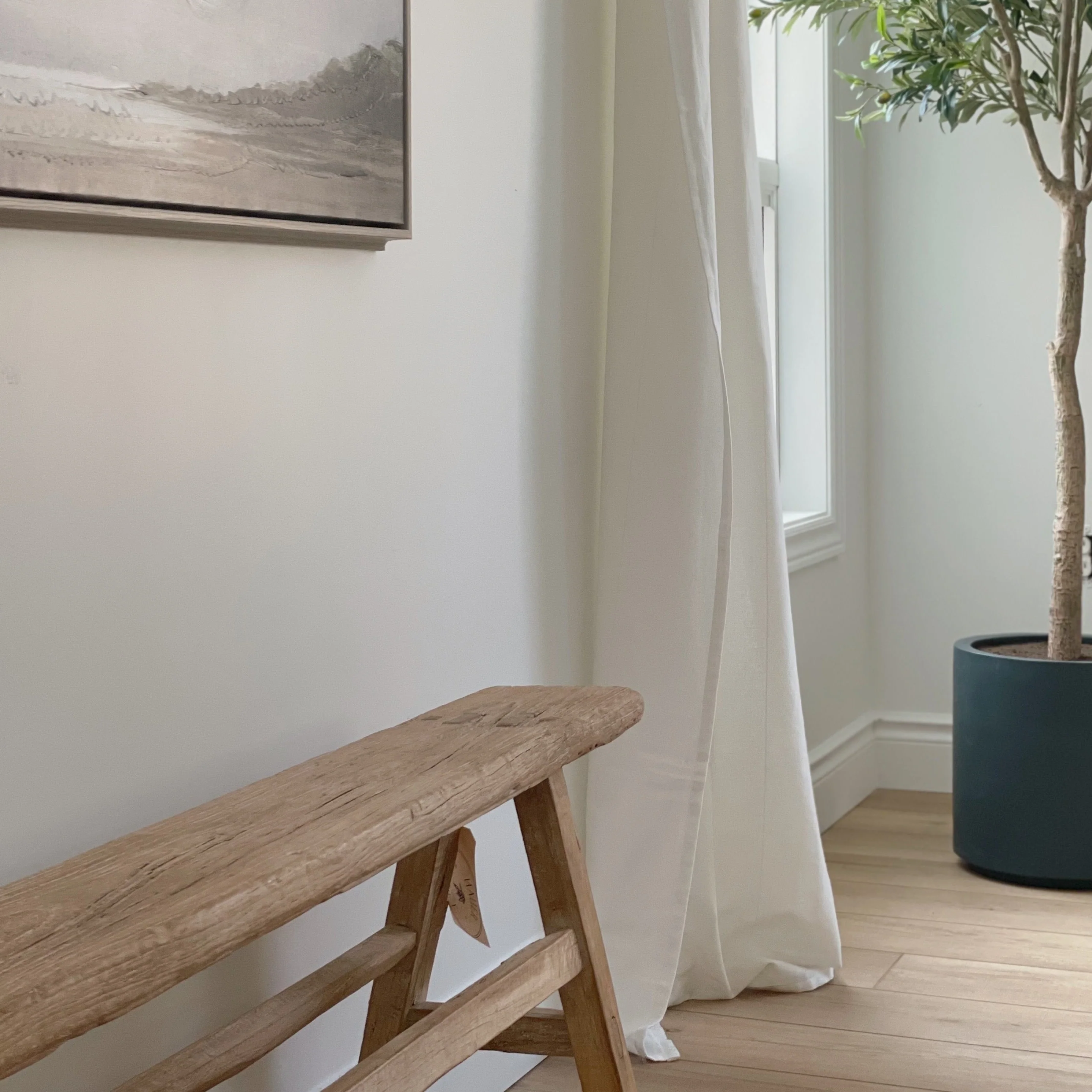 Edgar Reclaimed Elmwood Bench - Image 3