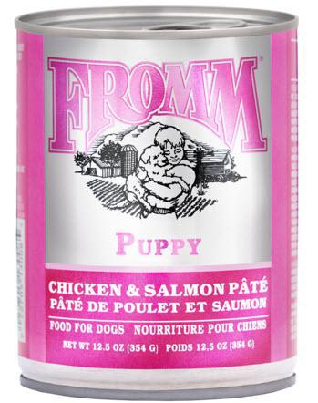 Fromm Puppy Can Classic Chicken & Salmon Pate 12.5 oz - Image 1
