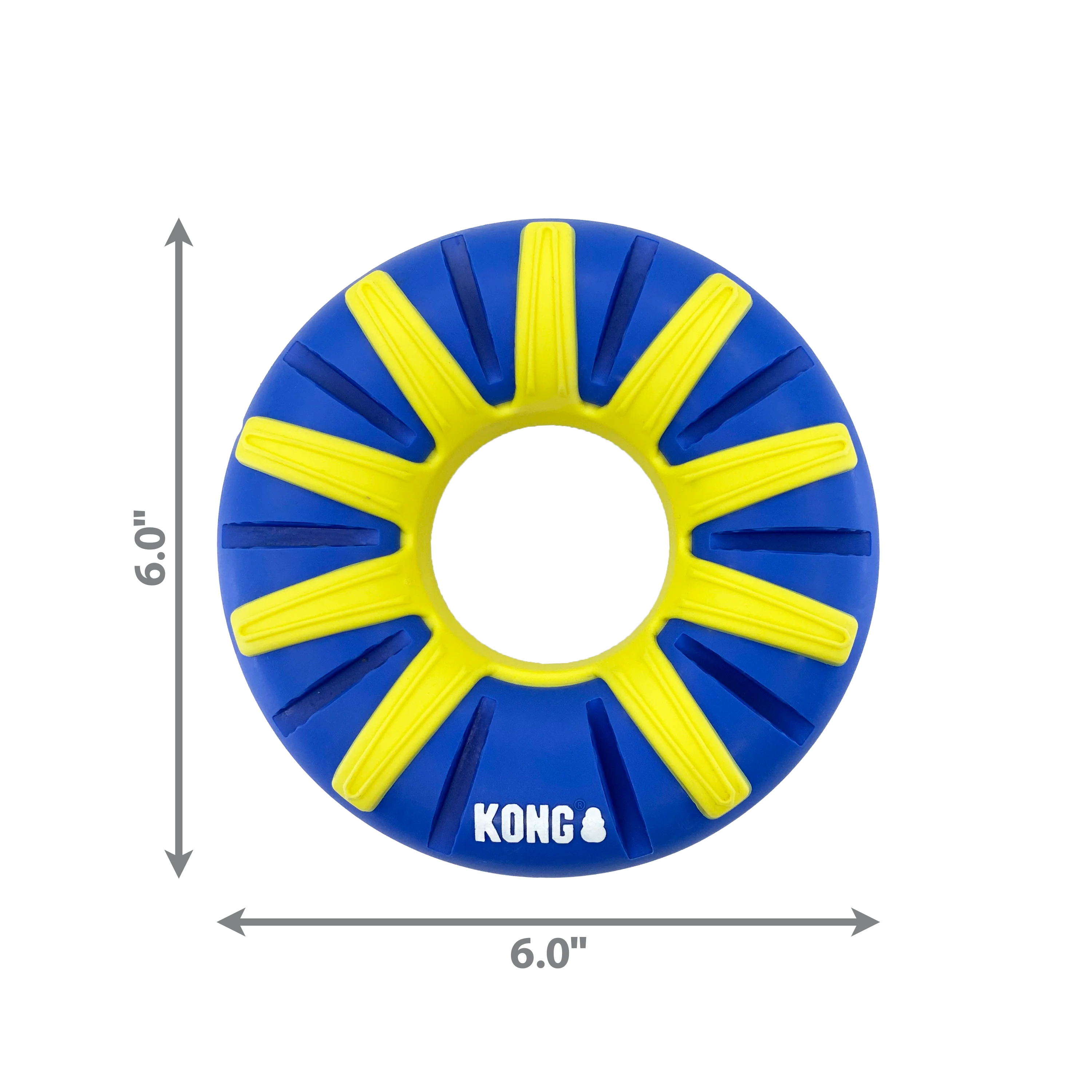 Kong Dog Toy Goodiez Ring Treat Dispenser Medium - Image 1
