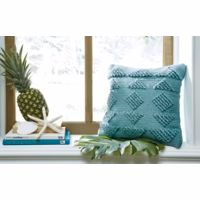 A1001012 Ashley Rustingmere Teal Pillow Set of 2 - Image 2