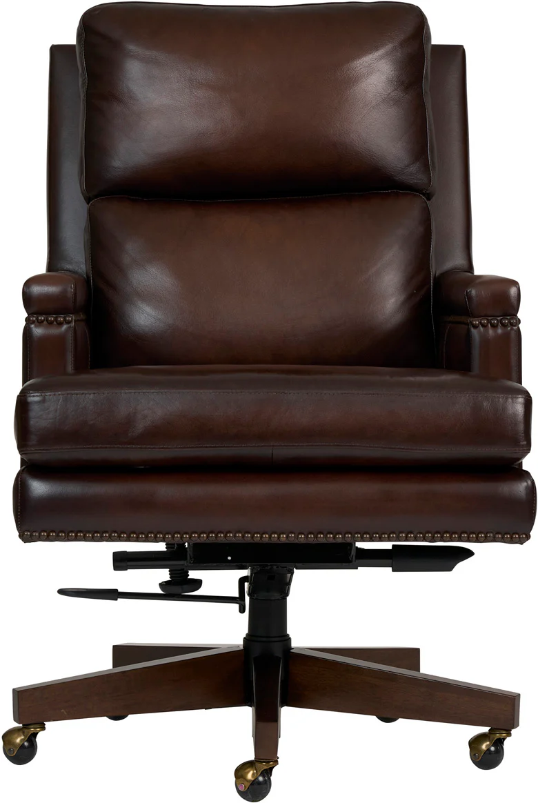 A12-3681 Admiral Exec Chair Mystic Bourbon by AspenHome-Mystic Bourbon - Image 1