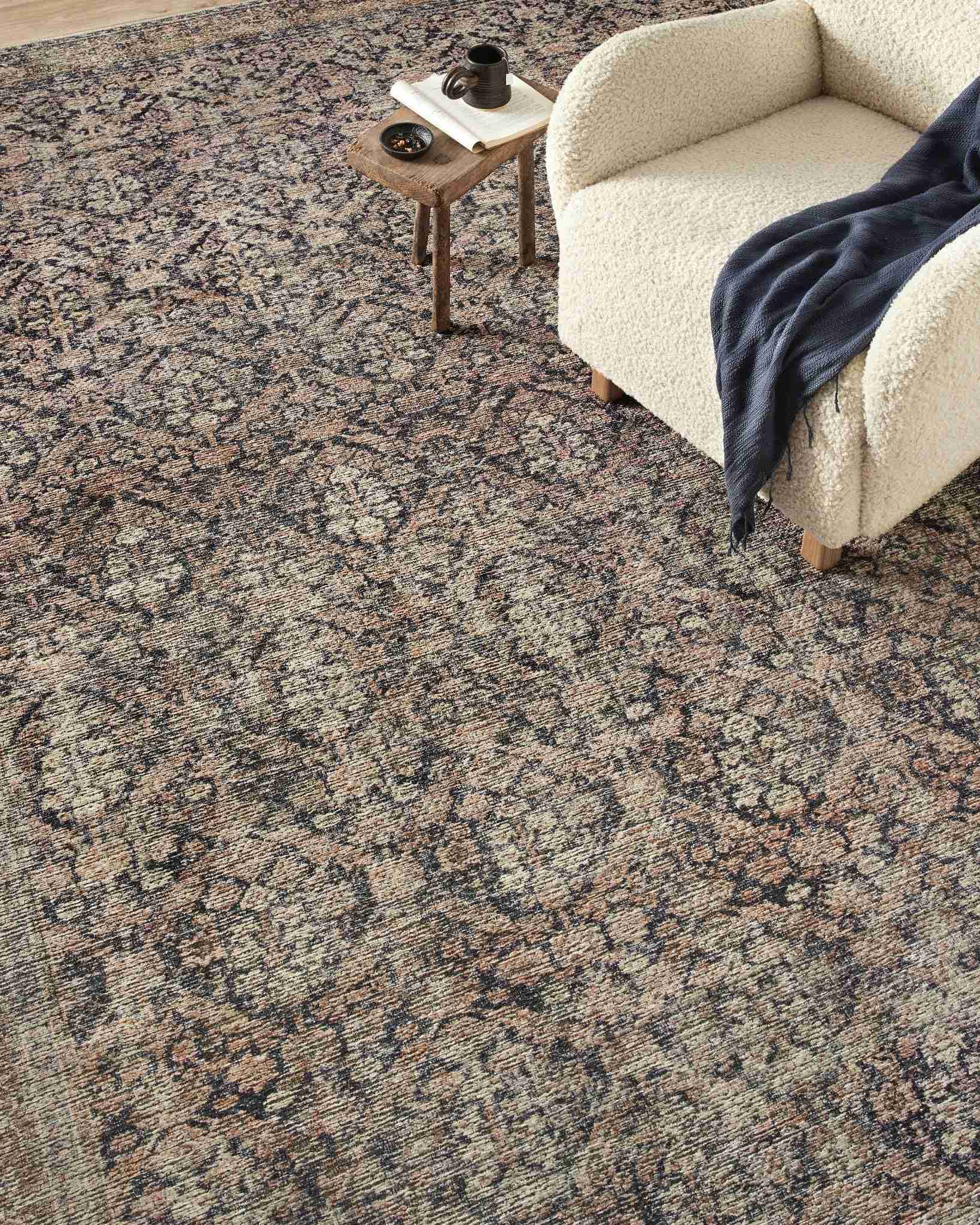 Amber Lewis x Loloi Billie Ink / Salmon Rug - Image 3
