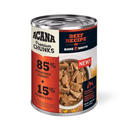 Acana Premium Chunks in Bone Broth 12.8oz Beef