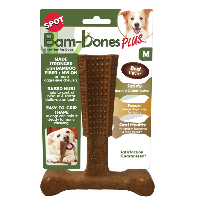 Spot Ethical Pet Dog Chew Bambone Plus Beef 6in - Image 1