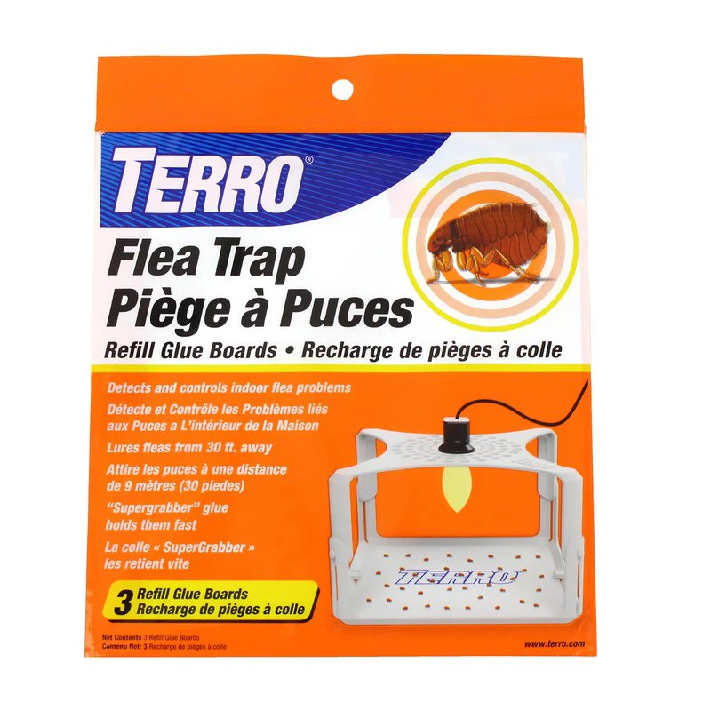 Terro Ultimate Flea Trap Refill Glue Boards 3pk - Image 1