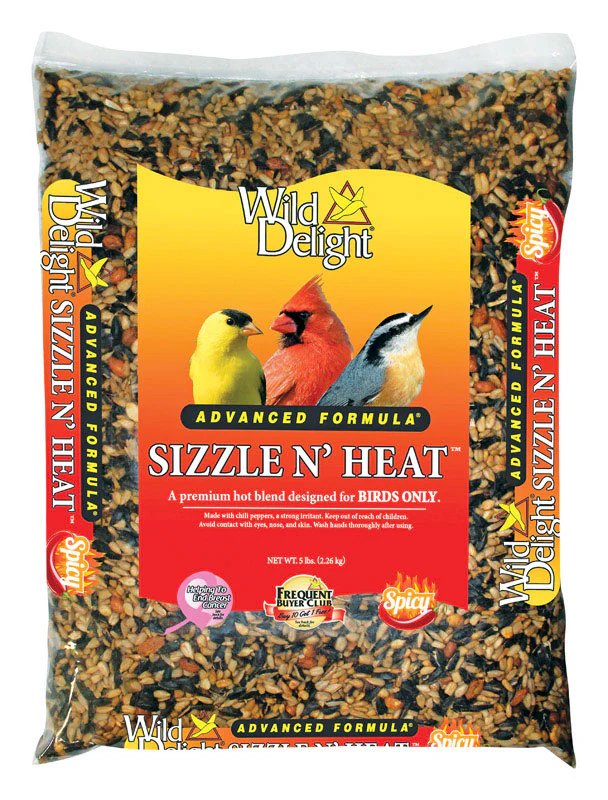 Wild Delight Sizzle N  Heat Bird Food 5lb - Image 1