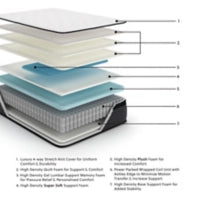 M41231 Limited Edition PT Queen Mattress Ashley 5/0 - Image 2