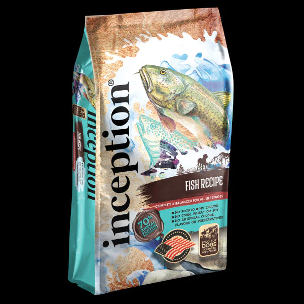 Inception Dry Dog Food Fish Recipe 4lb - Image 1