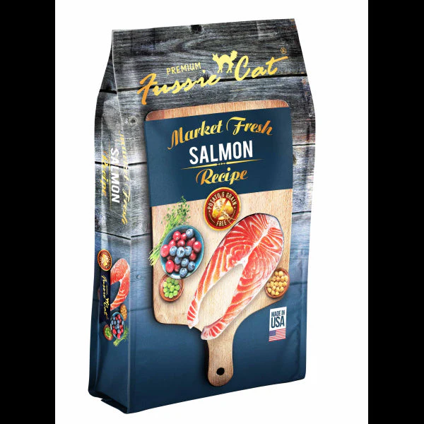 Fussie Cat Market Fresh Salmon Formula dry 3.5lb bag - Image 1