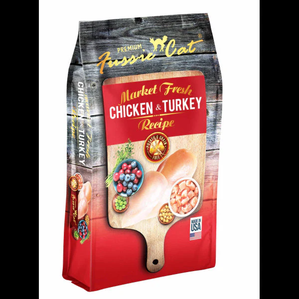 Fussie Cat Market Fresh Chicken & Turkey Formula dry 3.5lb bag - Image 1