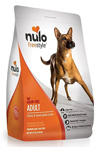 Nulo Dry Grain-Free Adult Turkey Food, 4.5 lb - Image 1