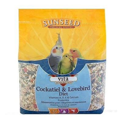 Sunseed® Vita Sunscription® Cockatiel & LoveBirds Diet 5 Lbs - Image 1