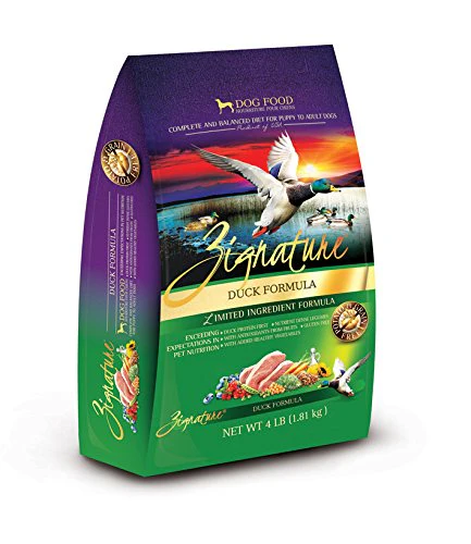 Zignature Duck Formula Dry Dog Food, 4 Lb - Image 1