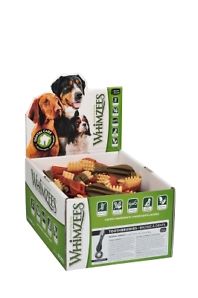 Whimzees 1527  Brushzees Medium Dental Treats - Bulk - Image 1