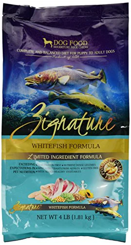 Zignature Whitefish Formula Dry Dog Food  4 Lb - Image 1