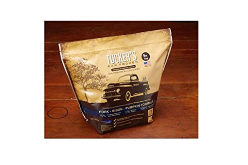 Tucker All Natural Grain Free Raw Frozen Pork Bison Pet Dog Food Treats - 6 lbs - Image 1