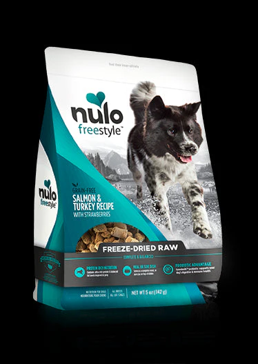 Nulo Free Style Dog Freeze Dried Raw Grain Free Salmon 8oz - Image 1