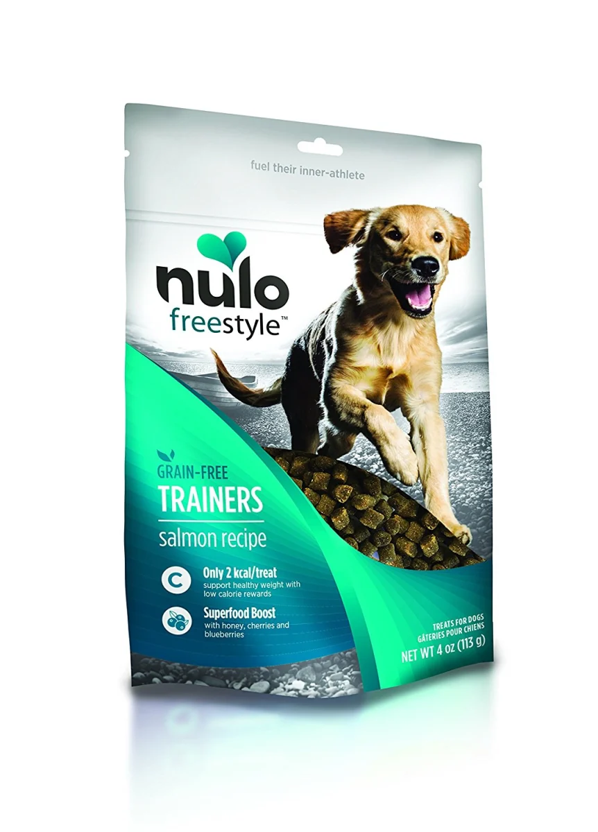Nulo Trainers Grain Free Dog Treats, Salmon, 4oz Bag - Image 1