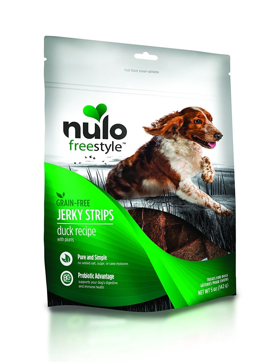 ND02127 Free Style Dog Jerky Strip Duck Palm - 5 oz - Image 1