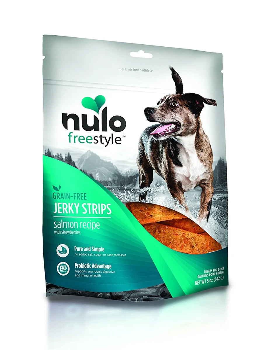 ND02131 Free Style Dog Jerky Salmon Strawberry - 5 oz - Image 1