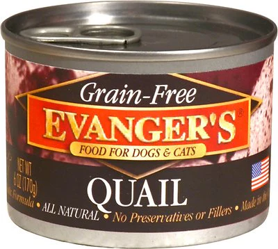 Evangers Grain-Free Quail Wet Dog Food, 6 Oz - Image 1
