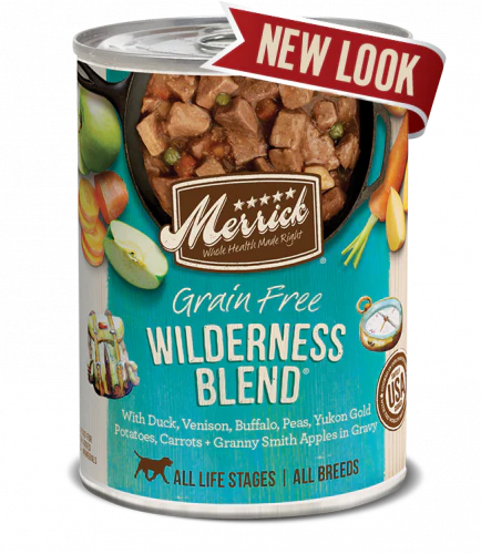 Merrick - Grain Free Canned Dog Food Wilderness Blend Classic Recipe - 12.7 oz. - Image 1