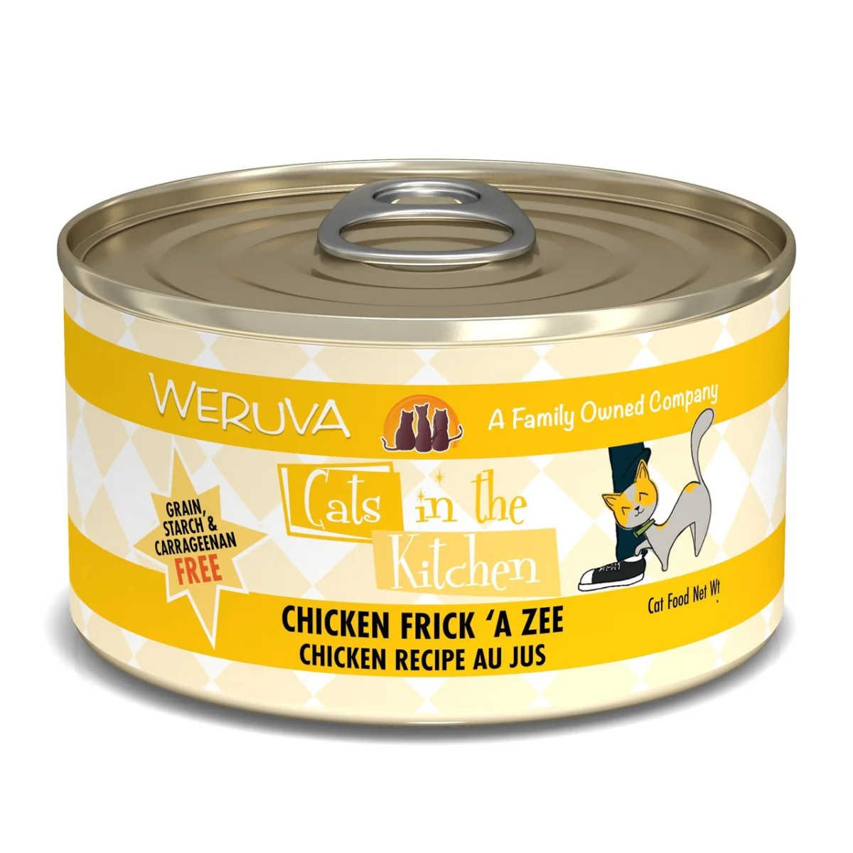 Weruva Cats in the Kitchen 10oz Canned Cat Food Chicken Frick A Zee - Image 1