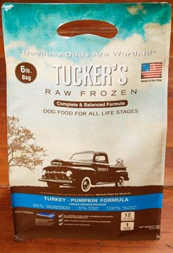 Tucker 6 lbs Dog Frozen Complete Balanced Turkey & Pumpkin - Image 1