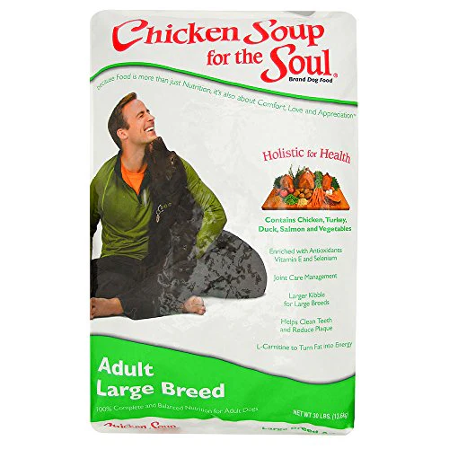 Chicken Soup for the Soul Chicken, Turkey, Duck, Salmon & Vegetables Large Breed Adult Dry Dog Food 15lb - Image 1