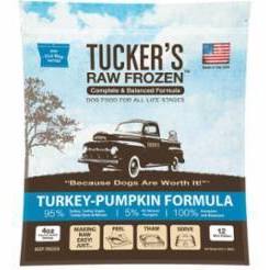 Tuckers 3 lbs Frozen Complete Balanced Turkey Pumpkin Dog Food - Image 1