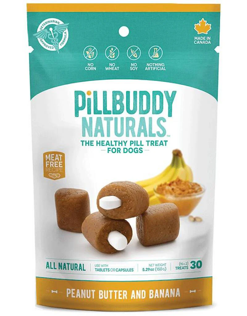 Presidio Pill Buddy Natural Oill Treat for Dogs 5.29oz Banana Peanut Butter - Image 1
