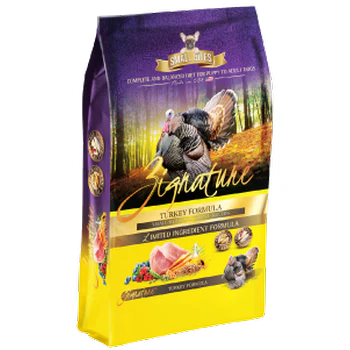 Zignature Turkey Formula Grain-Free Small Bites Dry Dog Food 4lb - Image 1