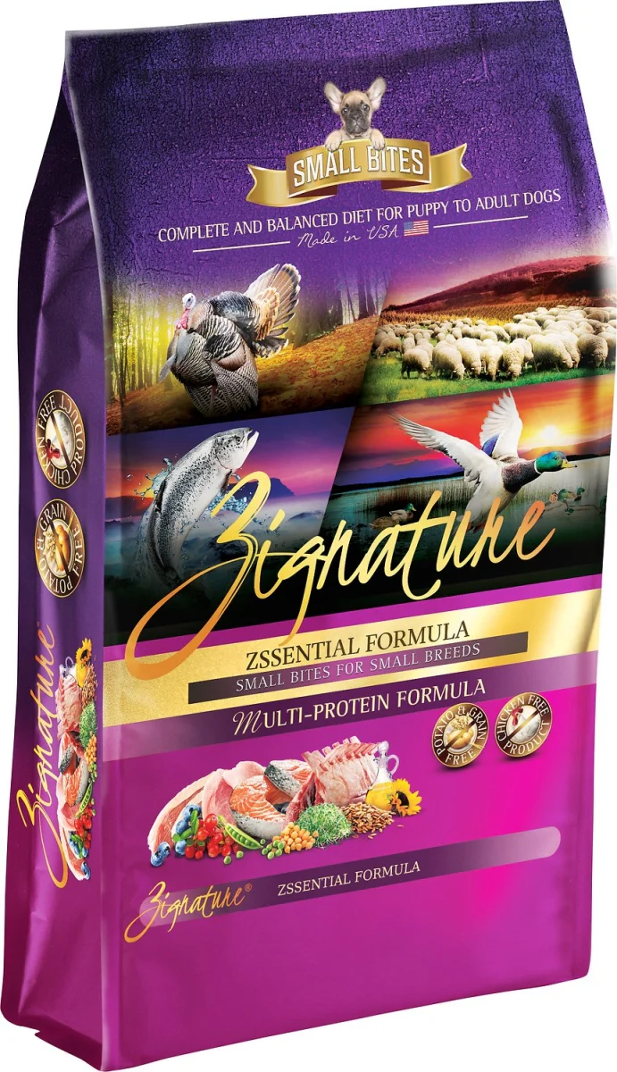 Zignature Zssential Formula Grain-Free Small Bites Dry Dog Food 12.5lb - Image 1