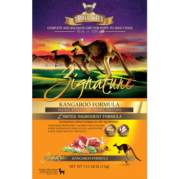 Zignature Kangaroo Formula Grain-Free Small Bites Dry Dog Food 12.5lb - Image 1