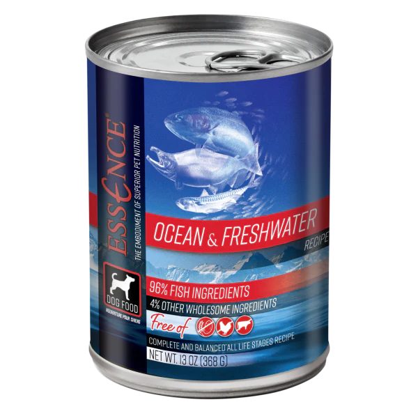 Essence Ocean & Freshwater Canned Dog Food 13oz - Image 1