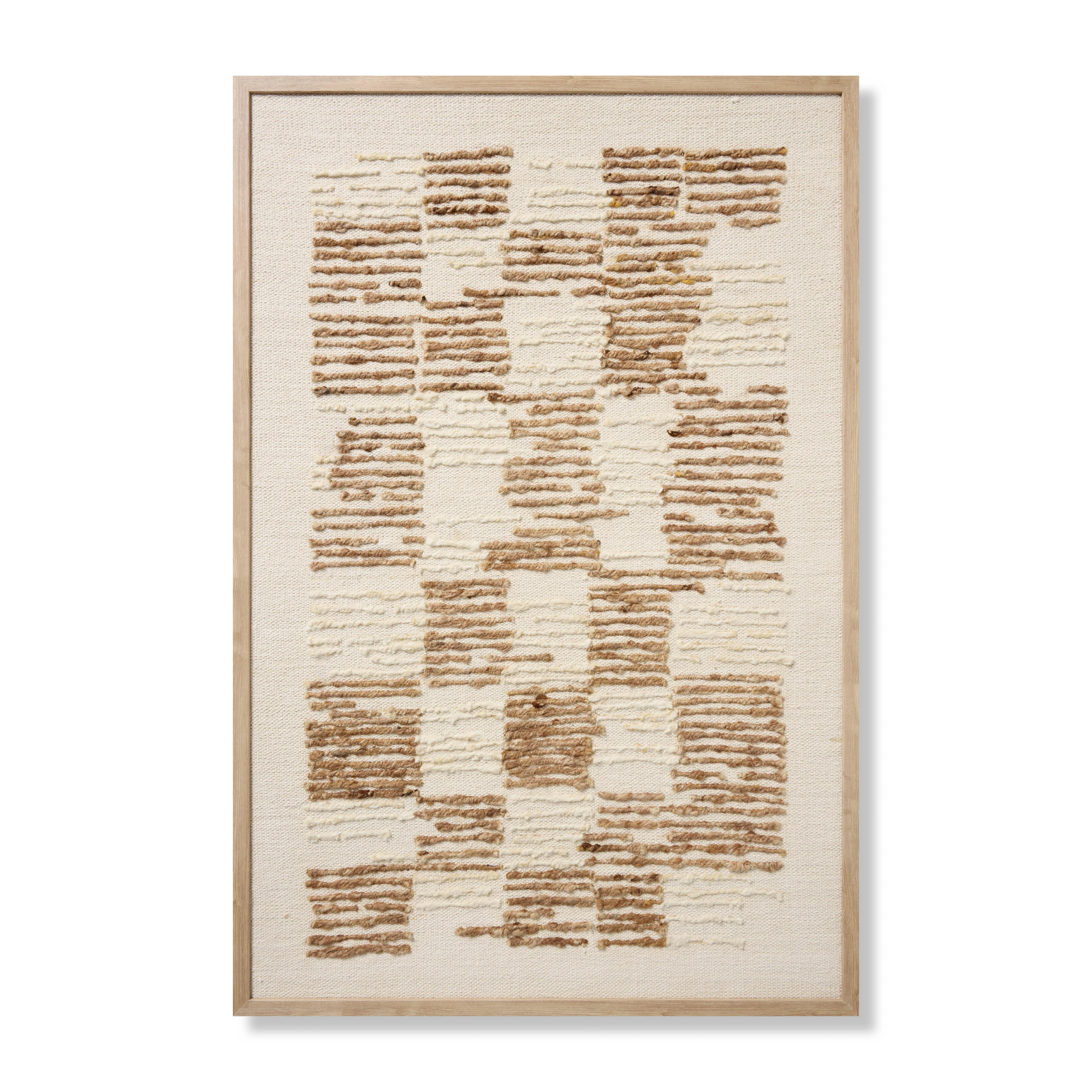 Amber Lewis x Loloi Los Alamos Brown Wall Art