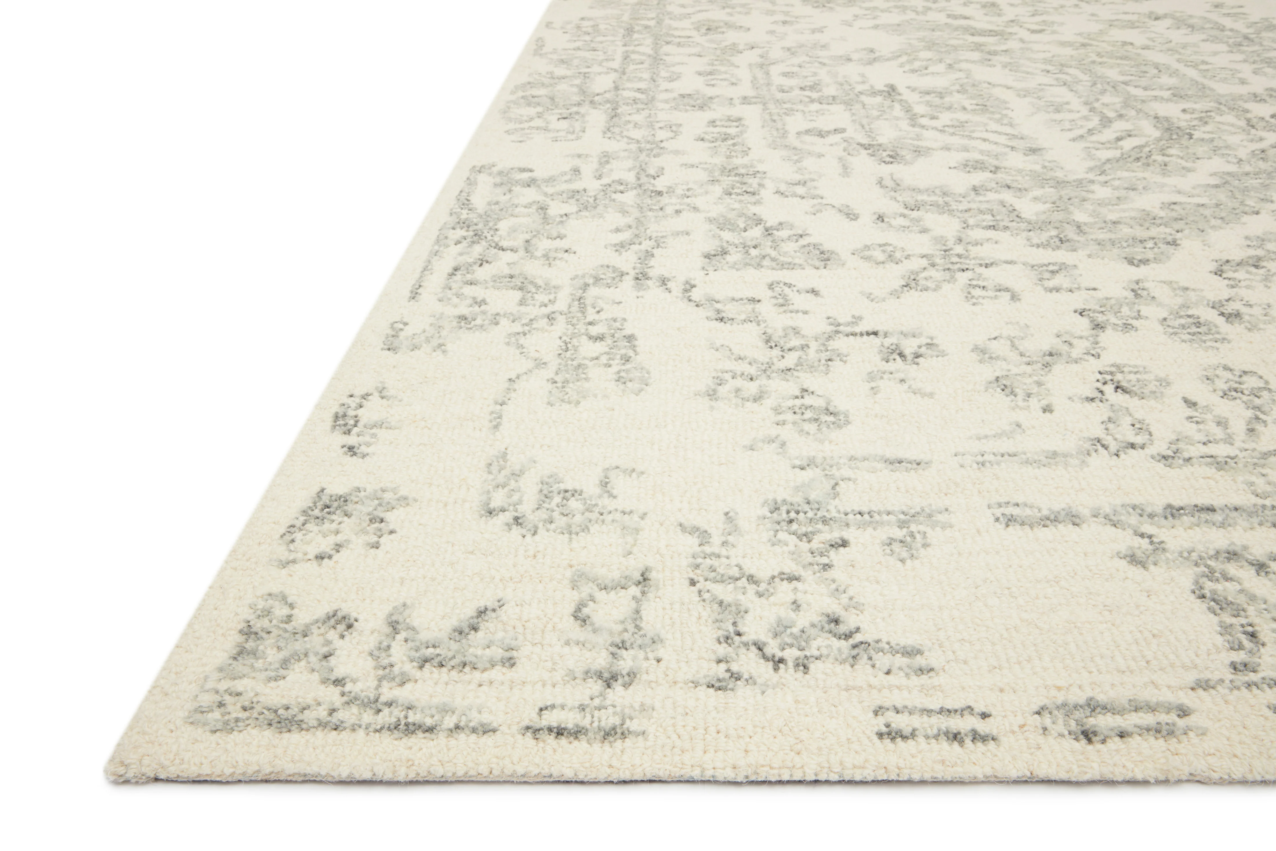 Magnolia Home by Joanna Gaines x Loloi Annie White / Grey Rug - Image 2