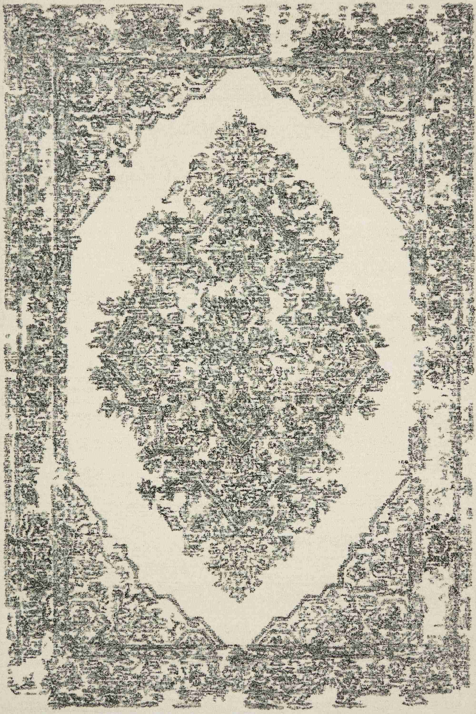 Magnolia Home by Joanna Gaines x Loloi Annie White / Black Rug - Image 1