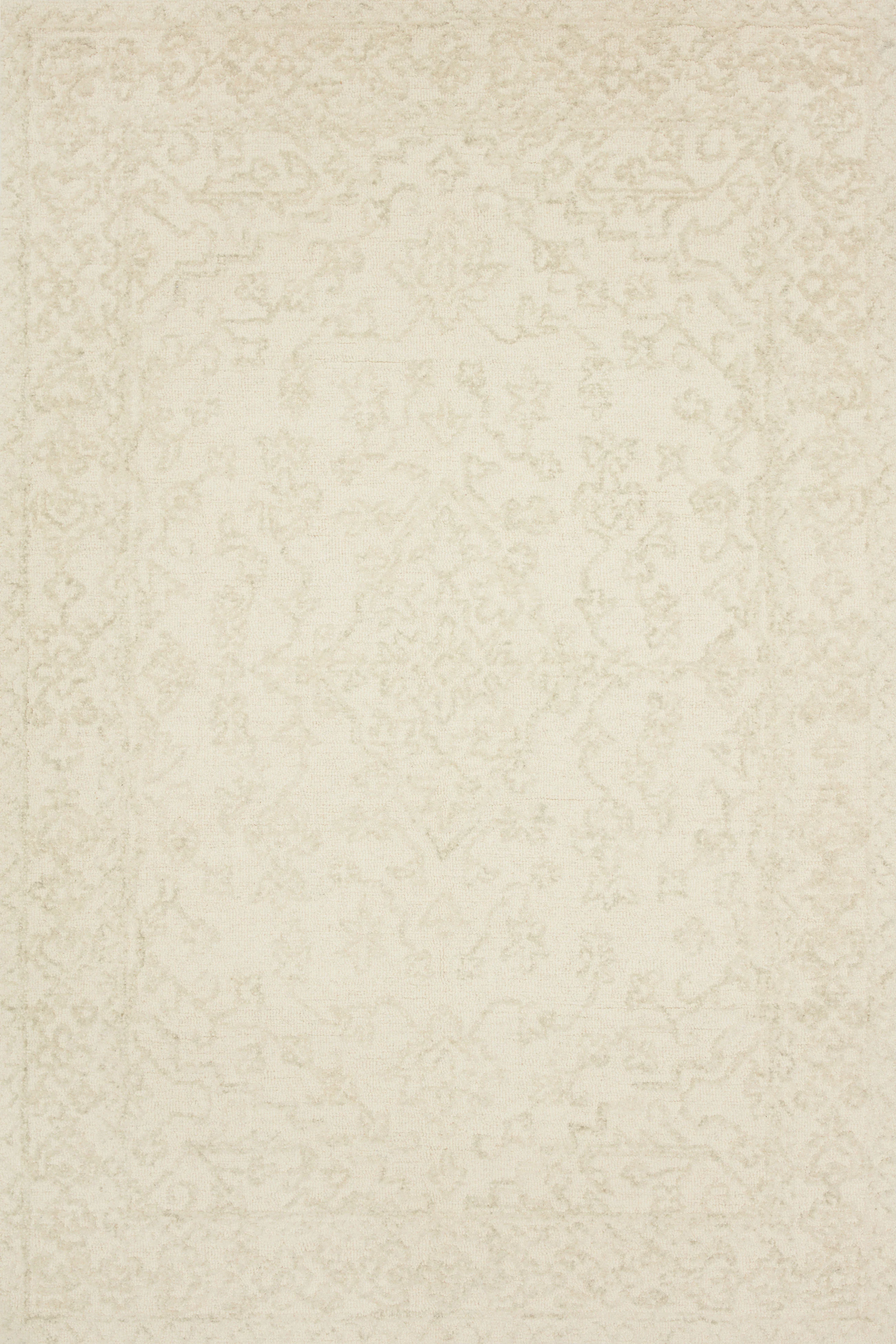 Magnolia Home by Joanna Gaines x Loloi Annie White / Lt Grey Rug - Image 1