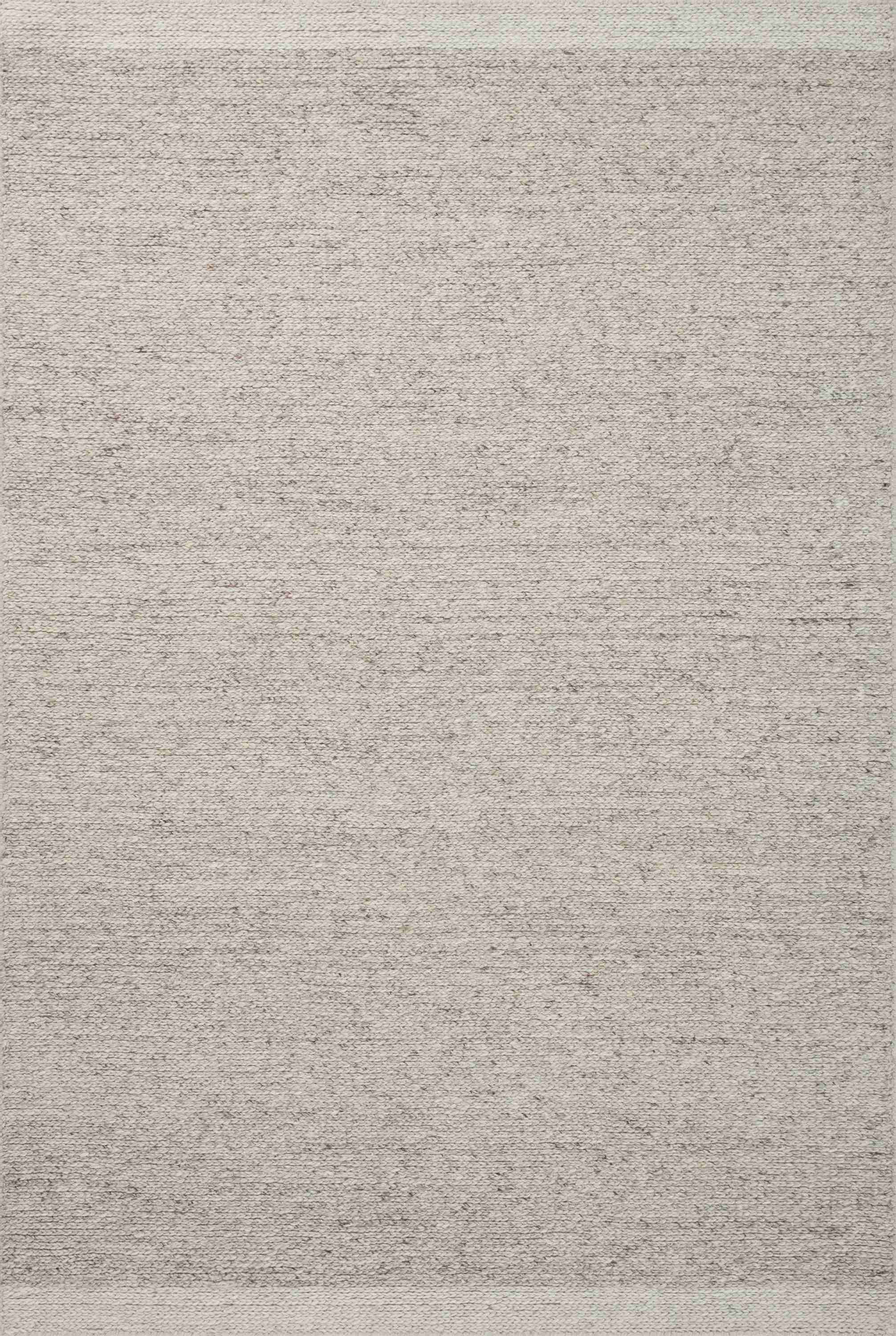 Magnolia Home by Joanna Gaines x Loloi Ashby Silver / Ivory Rug - Image 1