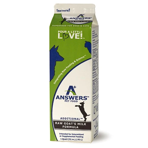 Answers Frozen Fermented Raw Goat Milk 32oz - Image 1
