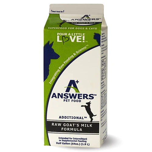 Answers Frozen Fermented Raw Goat Milk 64oz - Image 1
