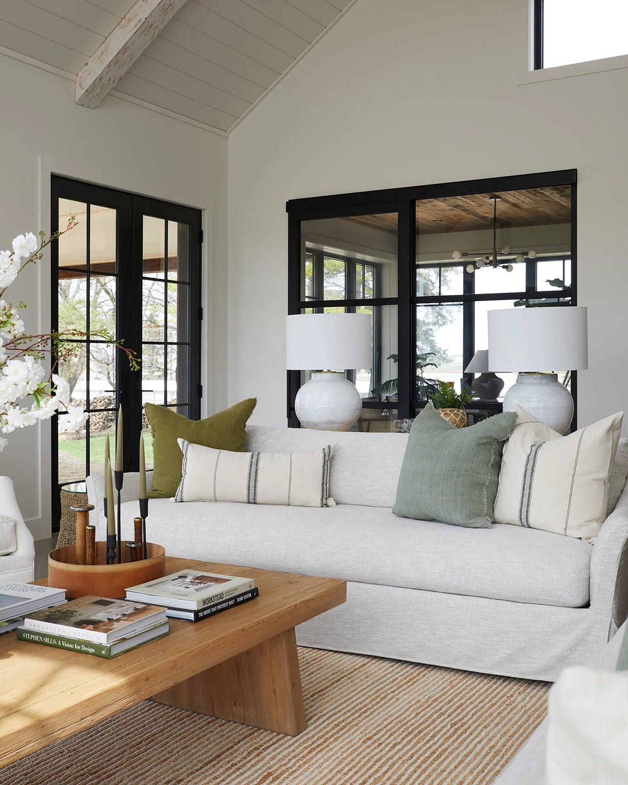 Moreau Natural Slipcovered Sofa - Image 3