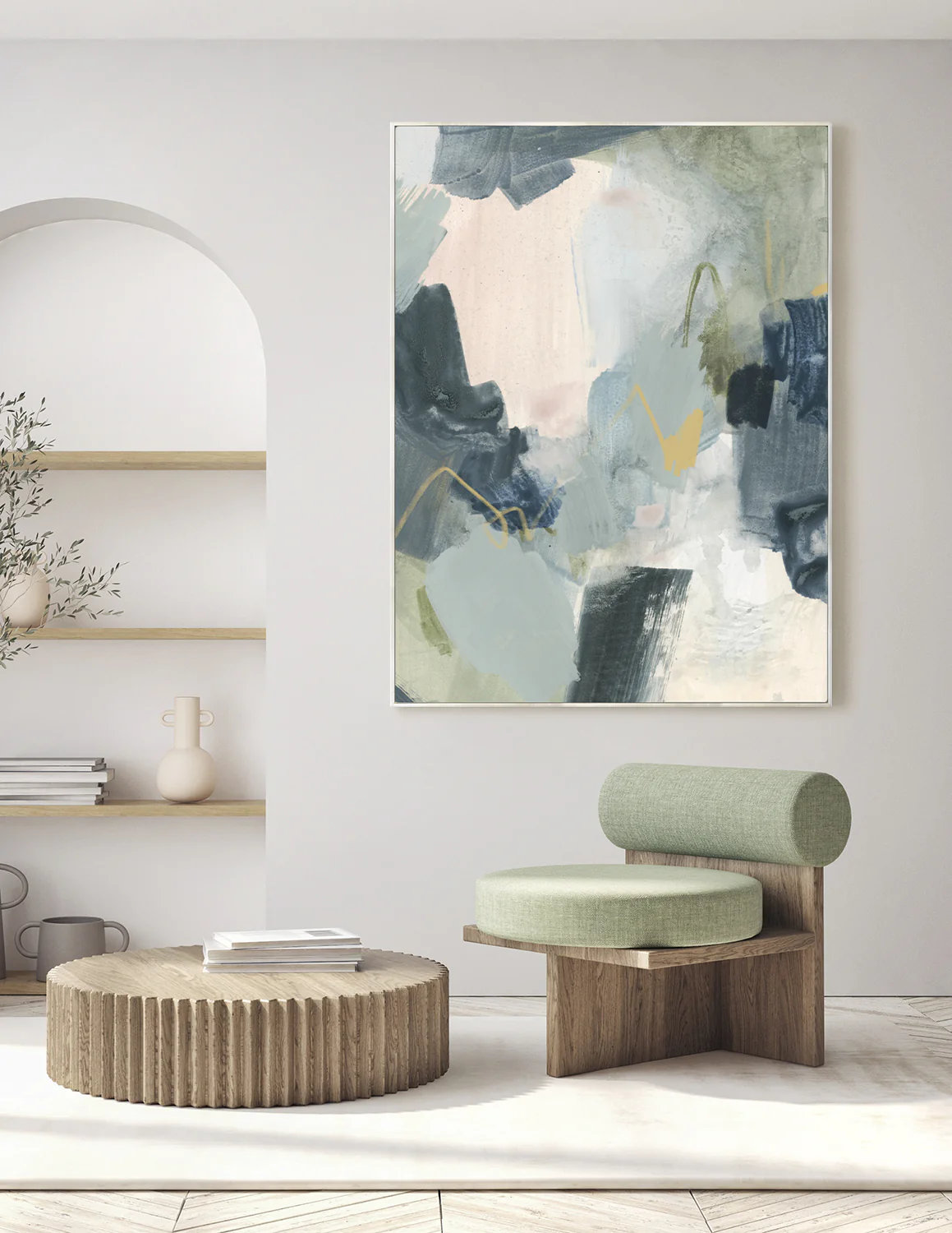 Aurora II Framed Canvas - Image 2