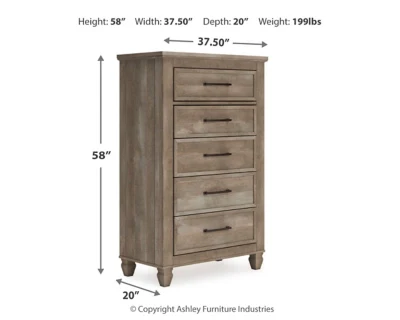 B2710-245 Ashley Yarbeck Five Drawer Chest - Image 3