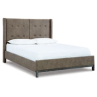 B374-57/54 Wittland Queen Upholstered Panel Bed otf - Image 1