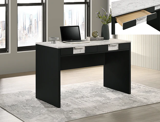 B6835 Crown Mark RANGLEY Black Writing Desk